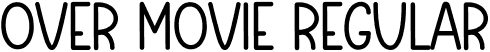 Over Movie Regular font - Over-Movie.otf