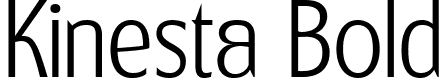 Kinesta Bold font - KinestaThin-EaVag.ttf