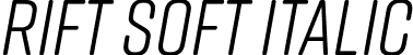 Rift Soft Italic font - Fort Foundry - Rift Soft Italic.otf