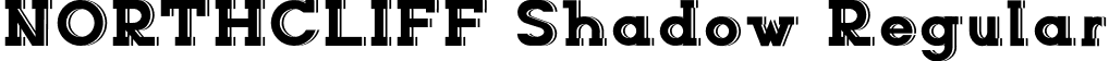 NORTHCLIFF Shadow Regular font - NORTHCLIFF-Shadow.otf