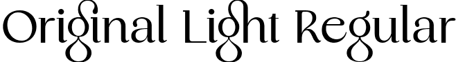 Original Light Regular font - Original-Light.ttf
