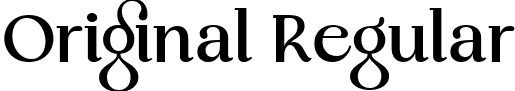 Original Regular font - Original-Regular.ttf