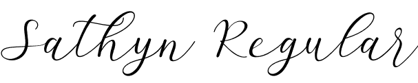 Sathyn Regular font - Sathyn.otf