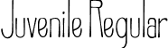 Juvenile Regular font - Juvenile.ttf