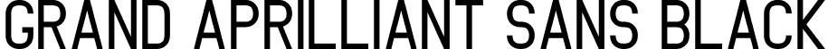 Grand Aprilliant Sans Black font - Grand_Aprilliant_Sans.ttf