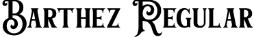 Barthez Regular font - Barthez-DODr3.otf