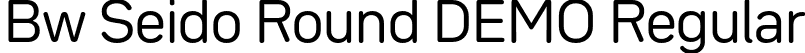 Bw Seido Round DEMO Regular font - BwSeidoRoundDEMO-Regular.otf