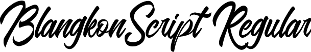 BlangkonScript Regular font - BlangkonScript.ttf