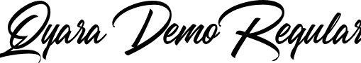 Qyara Demo Regular font - Qyara-Demo.otf