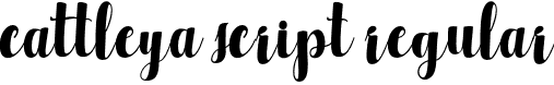 cattleya script regular font - Cattleya.otf