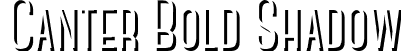 Canter Bold Shadow font - Canter Bold Shadow.otf