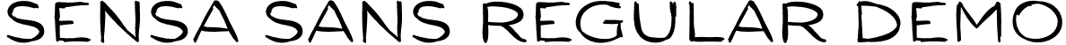 Sensa Sans Regular Demo font - SensaSans-RegularDemo.otf