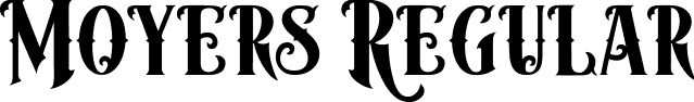 Moyers Regular font - Moyers-ZV498.ttf