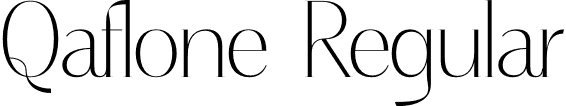 Qaflone Regular font - Qaflone-vmrY9.otf
