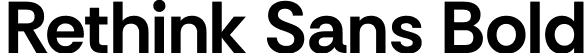 Rethink Sans Bold font - RethinkSans-Bold.ttf