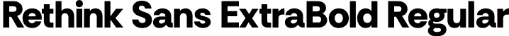 Rethink Sans ExtraBold Regular font - RethinkSans-ExtraBold.ttf