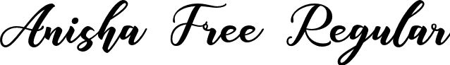 Anisha Free Regular font - Anisha Free.otf