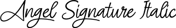 Angel Signature Italic font - Angel Signature Italic.otf