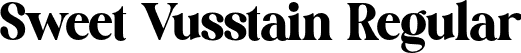 Sweet Vusstain Regular font - SWEET-VUSSTAIN.otf