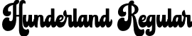 Hunderland Regular font - Hunderland.otf