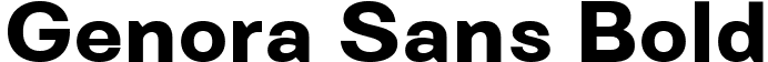 Genora Sans Bold font - Pixesia Studio - Genora Sans Bold.ttf