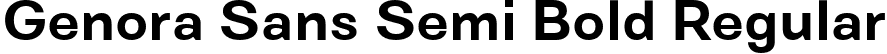 Genora Sans Semi Bold Regular font - Pixesia Studio - Genora Sans Semi Bold.ttf
