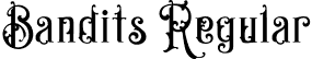 Bandits Regular font - Bandits Std.ttf