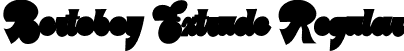 Bertoboy Extrude Regular font - Bertoboy Extrude.otf