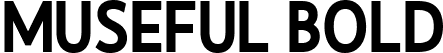 Museful Bold font - museful-bold.otf