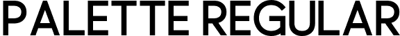 Palette Regular font - palette-regular.ttf