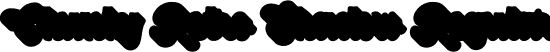 Chunky Retro Shadow Regular font - Chunky Retro Shadow.otf