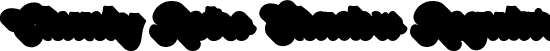 Chunky Retro Shadow Regular font - Chunky Retro Shadow.ttf