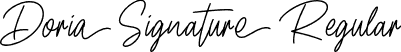 Doria Signature Regular font - Doria Signature.otf