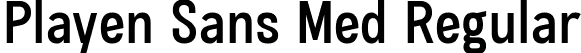Playen Sans Med Regular font - PlayenSans-Medium.ttf