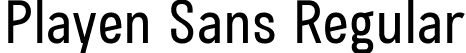 Playen Sans Regular font - PlayenSans-Regular.ttf