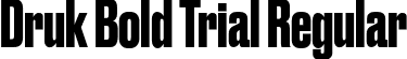 Druk Bold Trial Regular font - Druk-Bold-Trial.otf