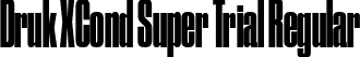 Druk XCond Super Trial Regular font - DrukXCond-Super-Trial.otf