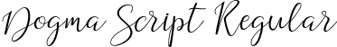 Dogma Script Regular font - Dogmascript-lgW4q.otf