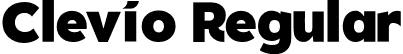 Clevio Regular font - clevio-regular.otf