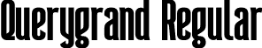 Querygrand Regular font - Querygrand-Rpz5v.otf