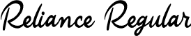 Reliance Regular font - Reliance (demo).ttf