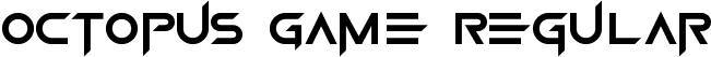 Octopus Game Regular font - octopusgame-rpwv3.ttf