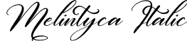 Melintyca Italic font - Melintyca Italic.otf