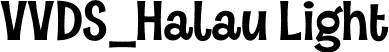 VVDS_Halau Light font - Halau Light.otf