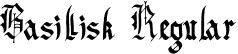 Basillisk Regular font - Basillisk.ttf