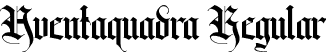 Aventaquadra Regular font - Aventaquadra.otf