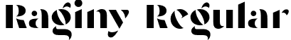 Raginy Regular font - Raginy.otf