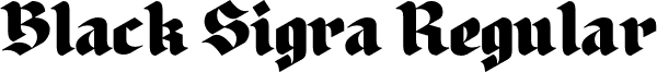 Black Sigra Regular font - BlackSigra-Regular.otf