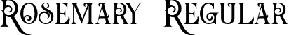 Rosemary Regular font - Rosemary.otf