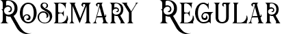 Rosemary Regular font - Rosemary.ttf